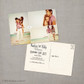 Madelyn 1 - 4x6 Vintage Photo Save the Date Postcard card