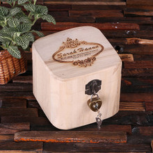 Groomsmen Bridesmaid Gift Treasure Trunk Box