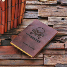 Groomsmen Bridesmaid Gift Leather Notebook Journals (P00038)