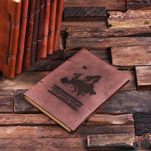 Groomsmen Bridesmaid Gift Leather Notebook Journals (P00053)