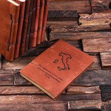 Groomsmen Bridesmaid Gift Leather Notebook Journals (P00059)
