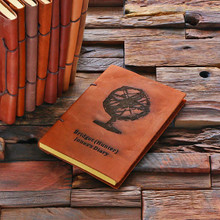 Groomsmen Bridesmaid Gift Leather Notebook Journals (P00042)