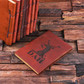 Groomsmen Bridesmaid Gift Leather Notebook Journals (P00060)