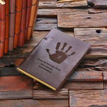Groomsmen Bridesmaid Gift Leather Notebook Journals (P00049)
