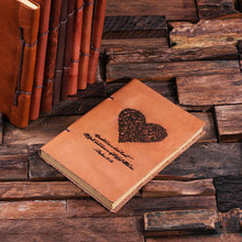 Groomsmen Bridesmaid Gift Leather Notebook Journals (P00048)