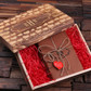 Groomsmen Bridesmaid Gift Valentines Day Set of 2 Journals
