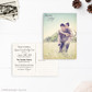 Post card wedding invitation, wedding invite
