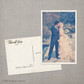 Magdalena - 4x6 Vintage Wedding Thank You Postcard card