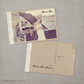 Maribelle - 4x6 Vintage Wedding Thank You Postcard card