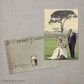 Nyah - 4x6 Vintage Wedding Thank You Postcard