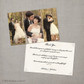 Valentina - 4x6 Vintage Wedding Thank You Card