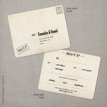 Emmalyn 2 - 4.25x5.5 Vintage RSVP Postcard