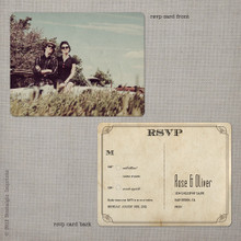 Rose 3 - 4.25x5.5 Vintage RSVP Postcard