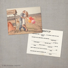 Monica - 4.25x5.5 Wedding RSVP Card