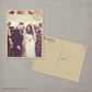 May - 4.25x5.5 Vintage Wedding Thank You Postcard