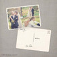 Aralyn 1 - 4x6 Vintage Wedding Thank You Postcard