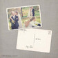 Aralyn 3 - 4x6 Vintage Wedding Thank You Postcard