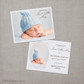 Baby Birth Announcement Lincoln - 4.25x5.5 Baby Birth Announcement