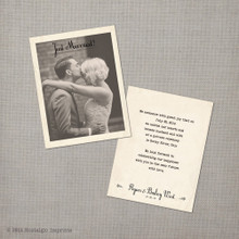 Bailey - Vintage Wedding Announcement Card