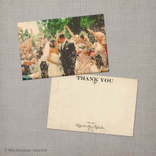 Alysse - 4x6 Vintage Wedding Thank You Card Cards