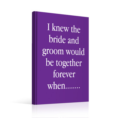 Guestbook - Small Talk Conversation Starter Wedding Guest Book Alternative