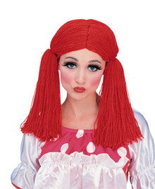 Wig Rag Doll Girl 