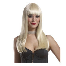 WIG MISTRESS WITH BANGS BLONDE