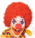 CLOWN WIG AFRO RED