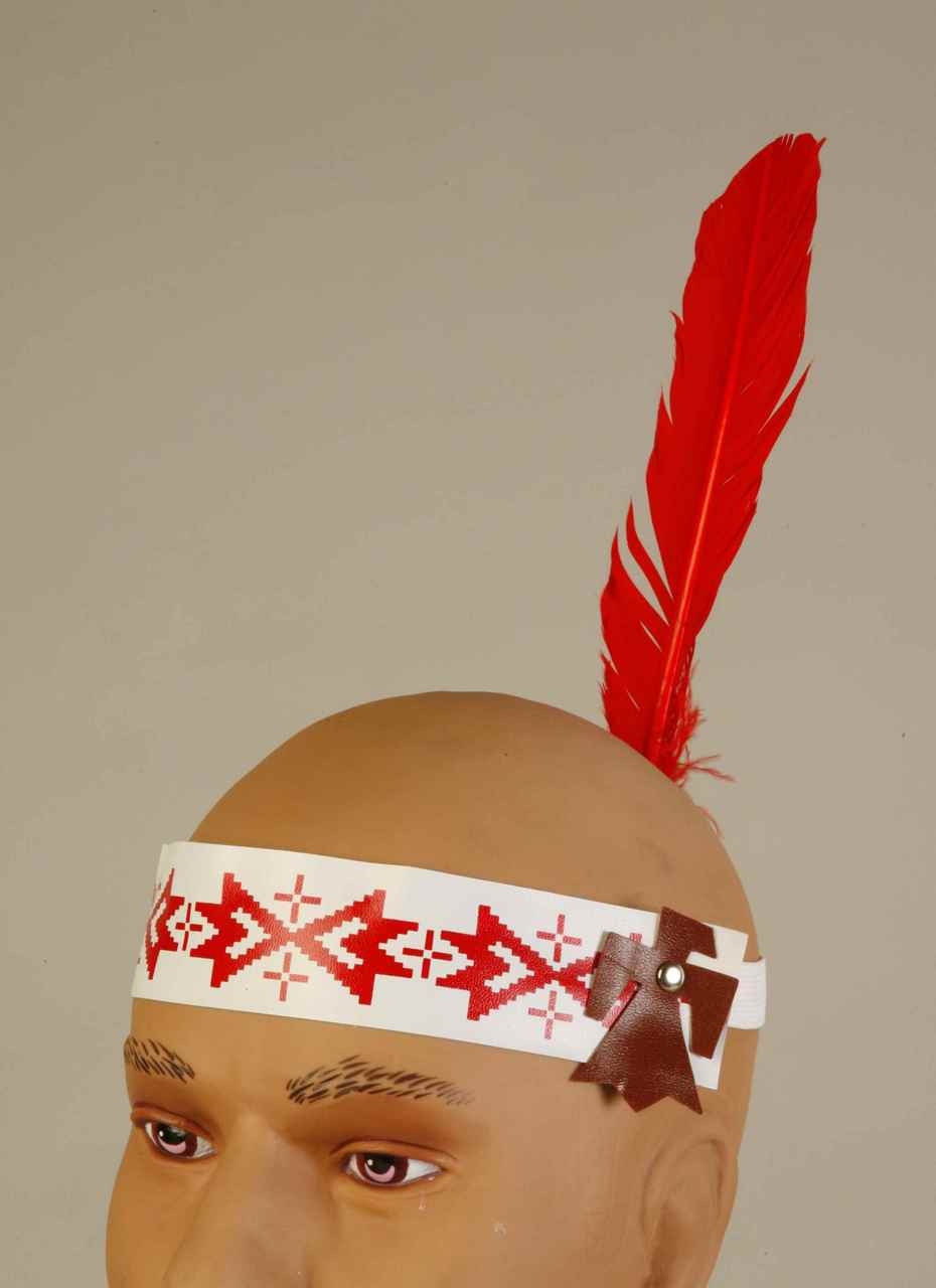 Native American Headband W Feather
