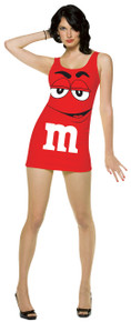 M&M Red Adult Tank Dress