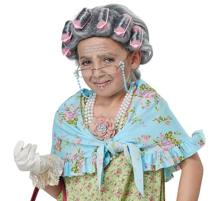 Old Lady Child Costume Kit Fantasycostumes Com