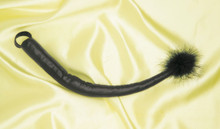 Faux Leather Black Cat Tail