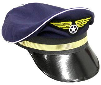PILOT'S HAT W/WINGS