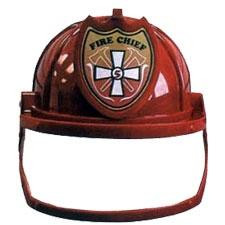 Fireman Hat W/Visor - Fantasy Costumes 