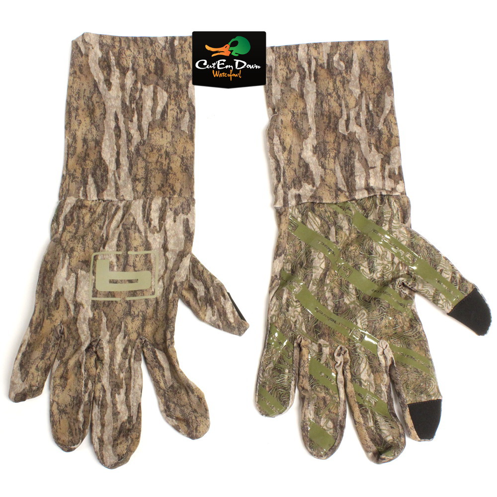 bottomland camo gloves