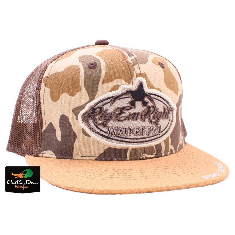 vintage camo hat