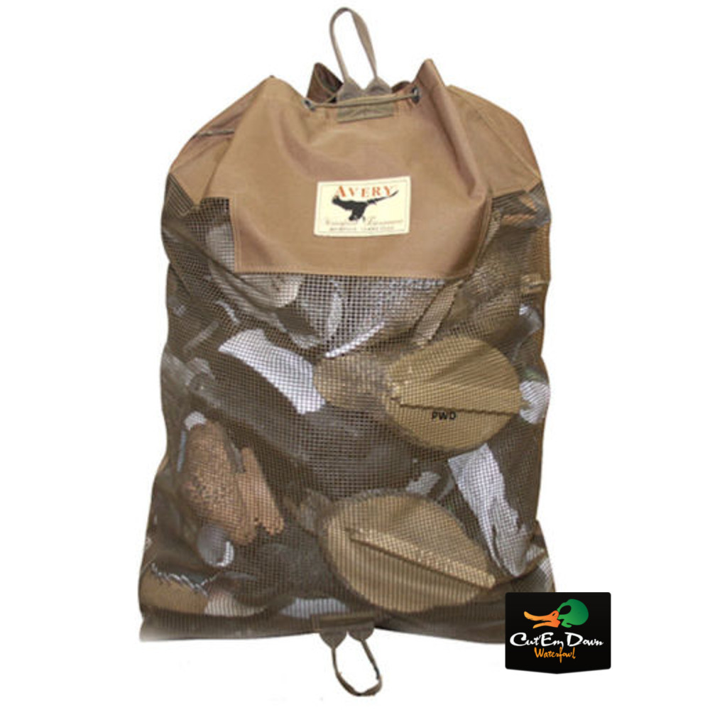 AVERY GHG XL FLOATING DUCK GOOSE DECOY BAG 36 DECOYS MARSH BROWN TAN eBay