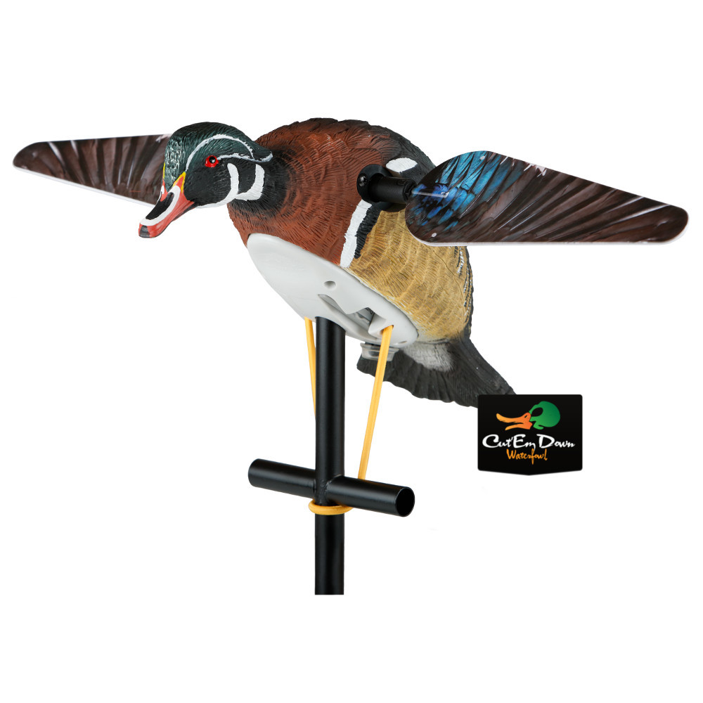 NEW LUCKY DUCK LUCKY AIR FORCE SPINNING WING MOTION DUCK DECOY MALLARD DRAKE eBay