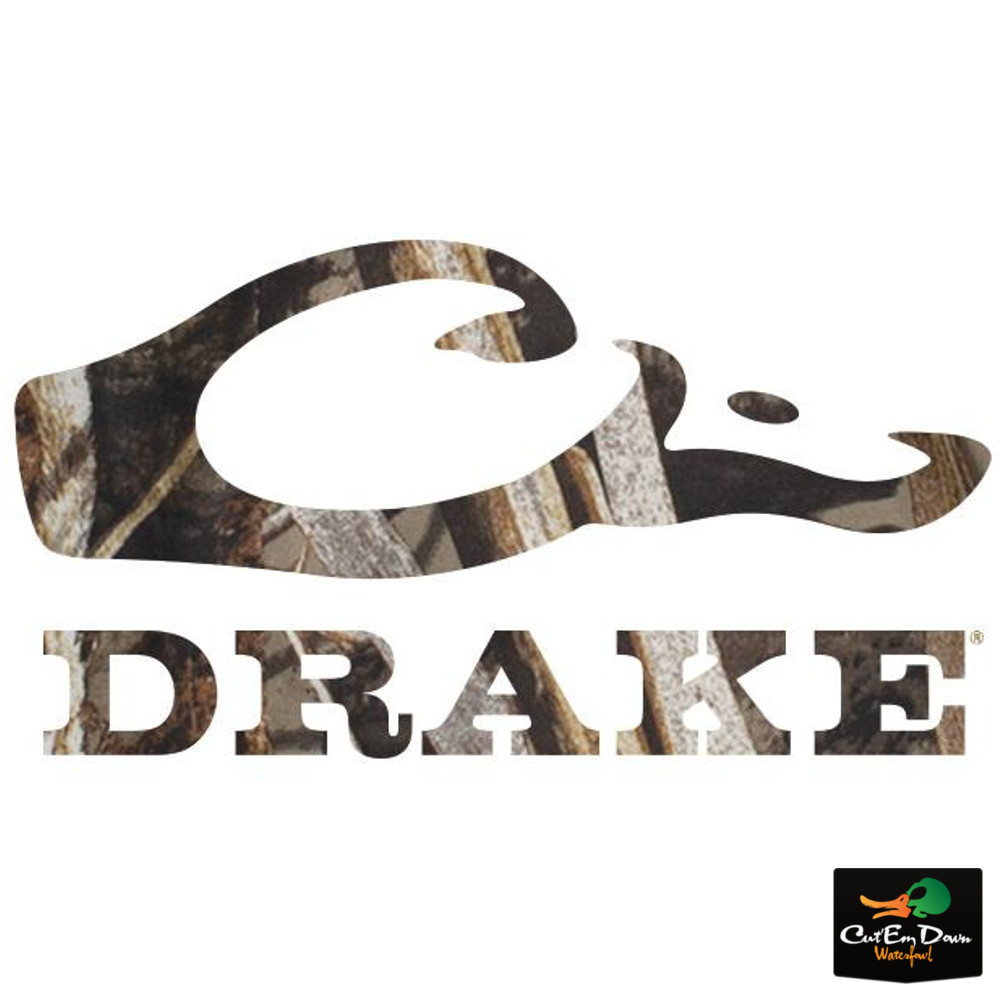 DRAKE WATERFOWL SYSTEMS DIE CUT LOGO DECAL WINDOW STICKER 5" NEW MAX5