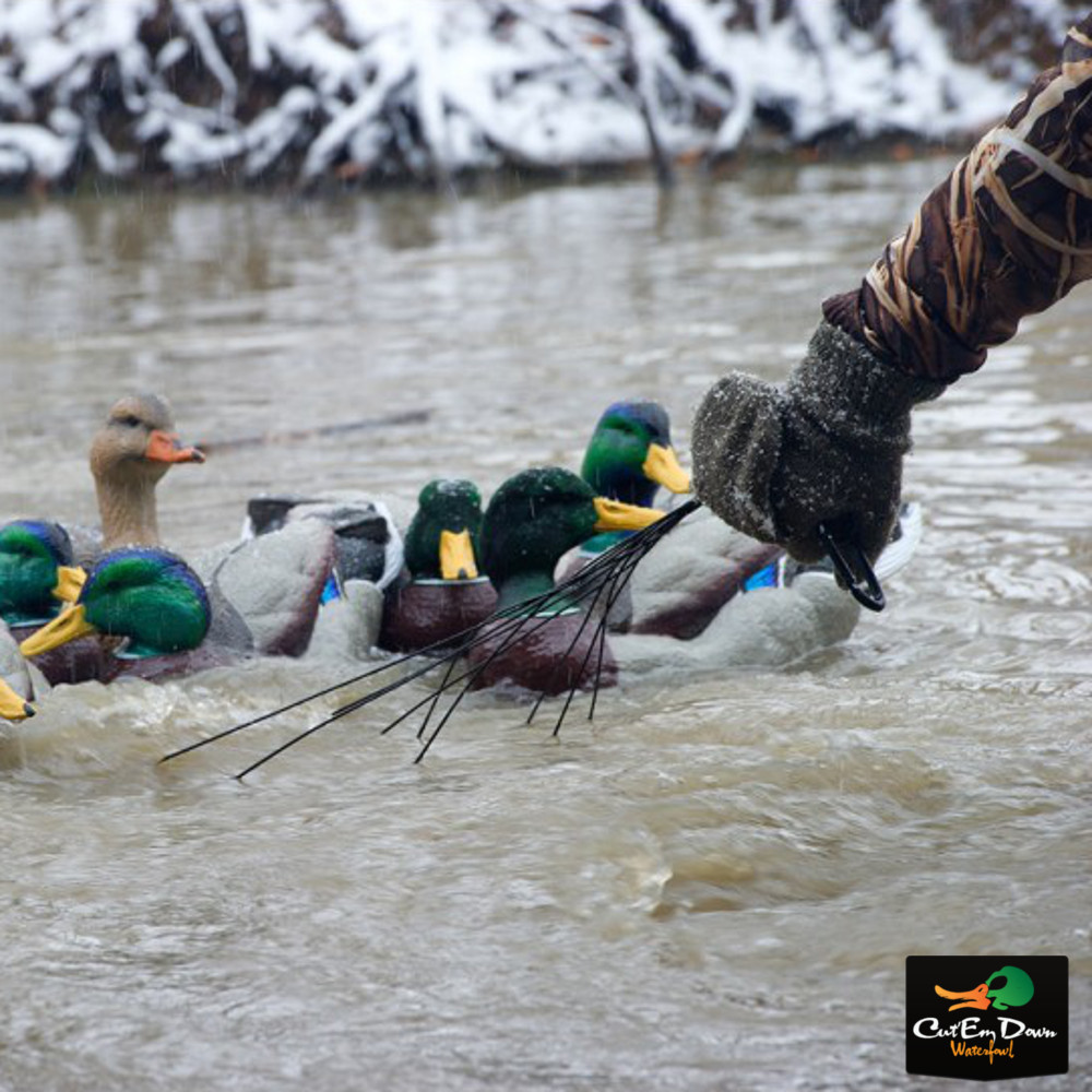 RIG'EM RIGHT XTREME TX DUCK GOOSE DECOY ANCHORS TEXAS RIGS 36" 3OZ