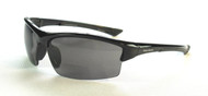 +2.0 Mackinaw Sun-Reader Black / Gray Polarized Sunglasses