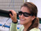 woman on a sailboat wearing the Amy style tortoise brown sunglasses from Ocean Racing