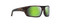 On point matt tortoise frames with hydrophobic coated green mirror finish polarized lenses.