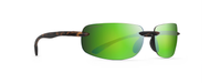 Newport Matte Tortoise Polarized Sunglasses Green Mirror Lenses