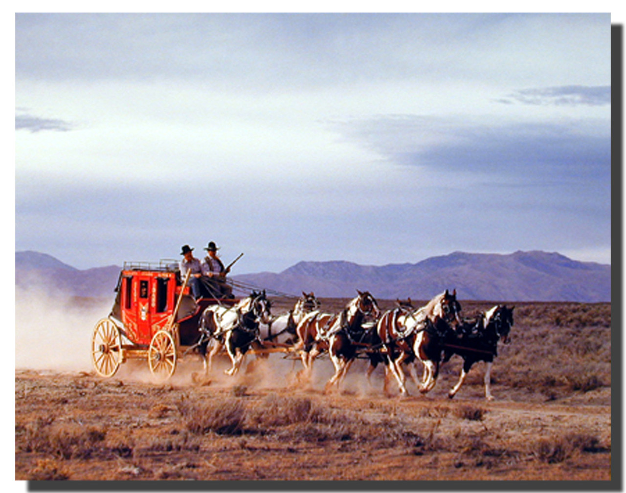 Old Stagecoach Poster Vintage Posters