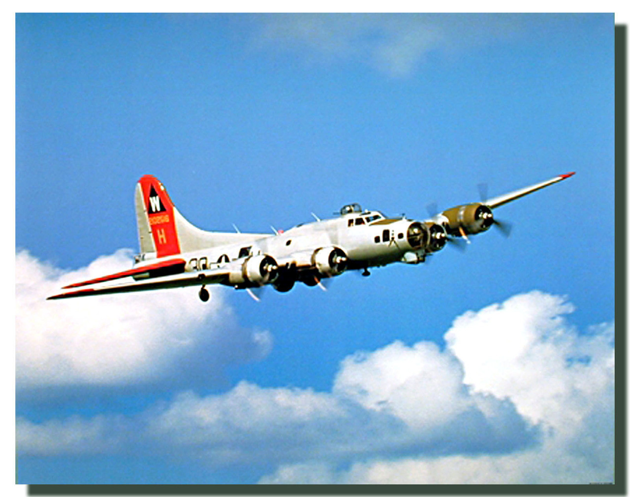 B-17 Airplane Poster | Airplane Posters | Aviation Posters
