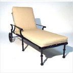 Three Coins Crossweave Chaise Lounge - Garden Cottage