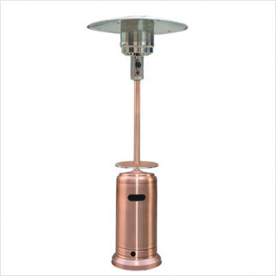 AZ Patio Heaters Tall Copper Patio Heater With Table - Garden Cottage Tall Copper Patio Heater with Table - AZ Patio Heaters Tall Copper Patio Heater With Table - Garden Cottage