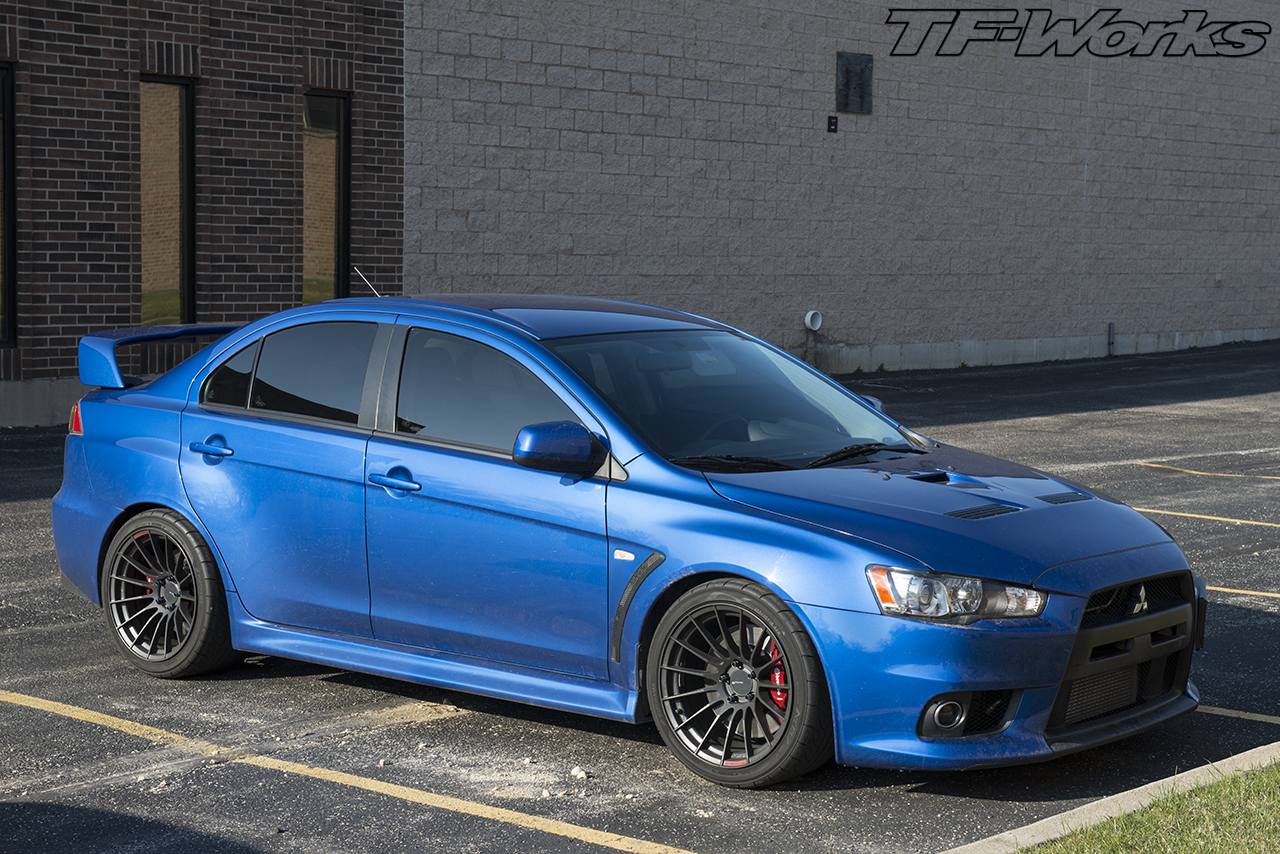 Another EVO X in house on Eibach Pro Kit Lowering Springs! 