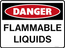 DANGER - FLAMMABLE LIQUIDS